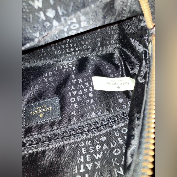 ❣️SOLD❣️N0 76• Kate Spade Backpack Sammi Grove Street Leather Black - Picture 6 of 7